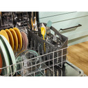 Whirlpool® 24-Inch Dishwasher with Total Coverage Wash Action and Auto Open Air Dry in Fingerprint Resistant Black Stainless WDTS8024SV