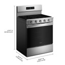 Whirlpool® 30-inch Gas Range with Air Cooking Technology WFGS5730SZ
