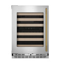 Kitchenaid® 24" Undercounter Wine Cellar with Full-Extension Wood-Front Racks KUWL524SPS