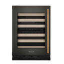 Kitchenaid® 24" Undercounter Wine Cellar with Full-Extension Wood-Front Racks KUWL524SBE