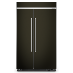 Kitchenaid® 30 Cu. Ft. 48 Built-In Side-by-Side Refrigerator with PrintShield™ Finish KBSN708MBS