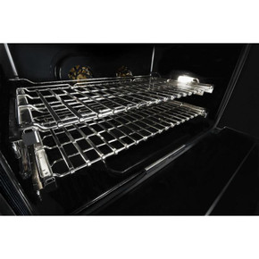 Jennair® 36" RISE™ Dual-Fuel Professional-Style Range with Chrome-Infused Griddle JDRP536HL