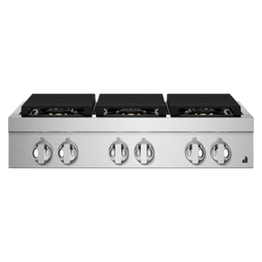 Jennair® 36" NOIR™ Gas Professional-Style Rangetop JGCP436HM