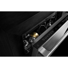 Jennair® RISE™ 24" Built-In Dishwasher with Precise Fit 3rd Rack for Cutlery with Plasma Coating, 39 dBA JDTS3924SL