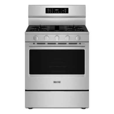 Maytag® 30-Inch Wide Freestanding Gas Range with Grill Mode and No Preheat Air Fry - 5.0 Cu. Ft. MFGS7030SZ