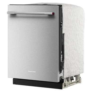 Kitchenaid® 360° Max Jets™ Third Rack Dishwasher with Stemware Shield and Stemware Clips, 44 dBA KDTS434SPS