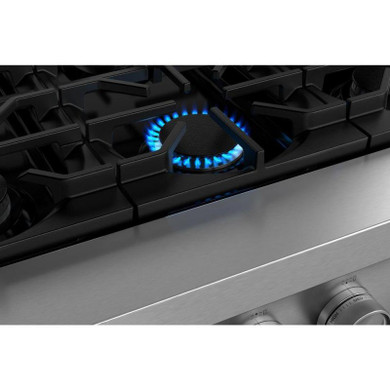 KitchenAid® 48-inch 6-Burner Gas Commercial-Style Rangetop with Griddle KCGK948TSS