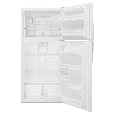 Whirlpool® 30" Wide Top-Freezer Refrigerator with Flexi-Slide™ Bin WRT318FZDW