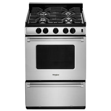 Whirlpool® Cuisinière au gaz non encastrée avec brûleurs scellés - 3 pi cu WFG500M4HS