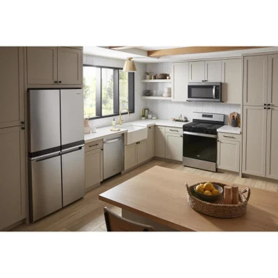 Whirlpool® 36-inch Wide Counter Depth 4 Door Refrigerator - 19.4 cu. ft. WRQA59CNKZ