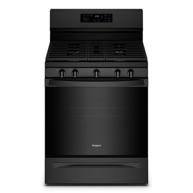 Whirlpool® Cuisinière au gaz 5 en 1 avec four à friture à l’air - 5 pi cu WFG550S0LB