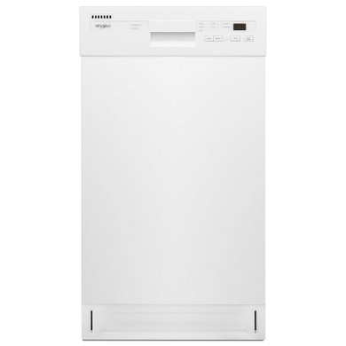 Whirlpool® Small-Space Compact Dishwasher with Stainless Steel Tub WDPS5118PW