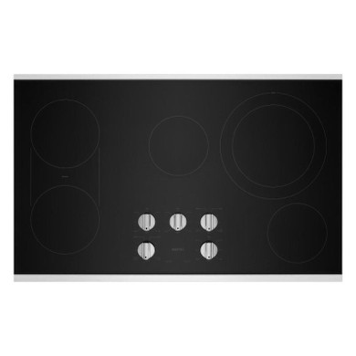 Maytag® 36-Inch Electric Cooktop with Reversible Grill and Griddle MEC8836HS