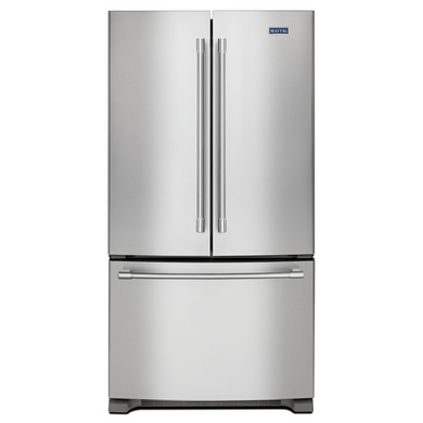 Maytag® 33-Inch Wide French Door Refrigerator with Water Dispenser - 22 Cu. Ft MRFF5033PZ