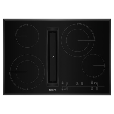 Jennair® 30 Oblivion Glass Electric Radiant Downdraft Cooktop with Tap Touch Controls JED4430KB