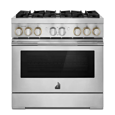 Jennair® 36" RISE™ Dual-Fuel Professional-Style Range JDRP436HL