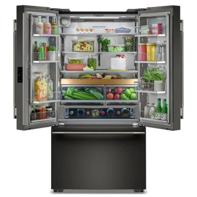 Kitchenaid® 24 cu. ft. 36-Inch Width Counter-Depth French Door Refrigerator with Interior Dispense KRFC236SBE