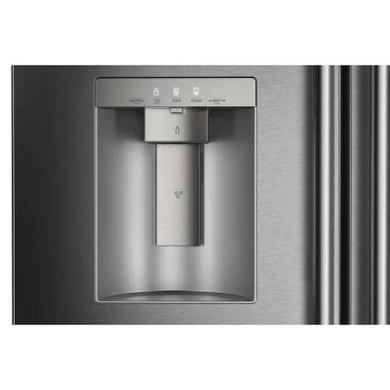 Kitchenaid® 29 cu. ft. French Door Refrigerator with Exterior Water and Ice and FreshChill™ Full-Width Refrigerated Drawer KRMF436SBE