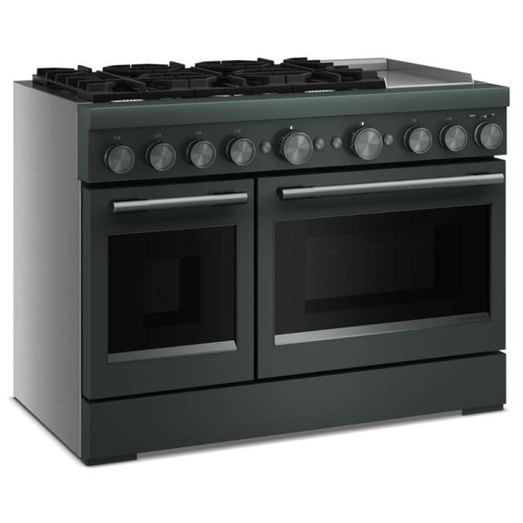 Kitchenaid® 48-Inch 6 Burner Commercial-Style Dual Fuel Range with Griddle KFDD948SJP