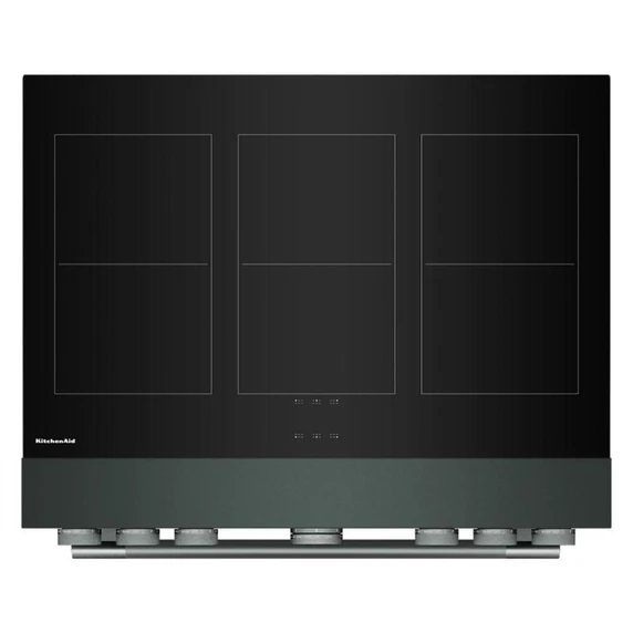 Kitchenaid® 36-Inch 6-Element Induction Freestanding Commercial-Style Range with Air Fry KFIS936SJP