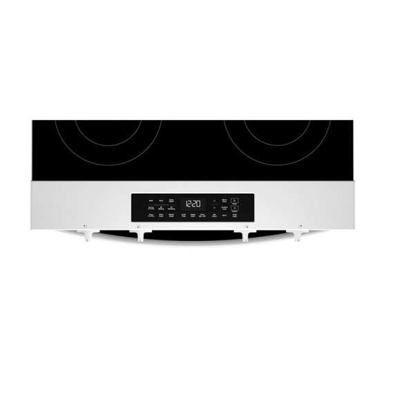 Whirlpool® 30-inch Electric Smart Range with Air Cooking Technology and Steam Clean YWSES4530TW