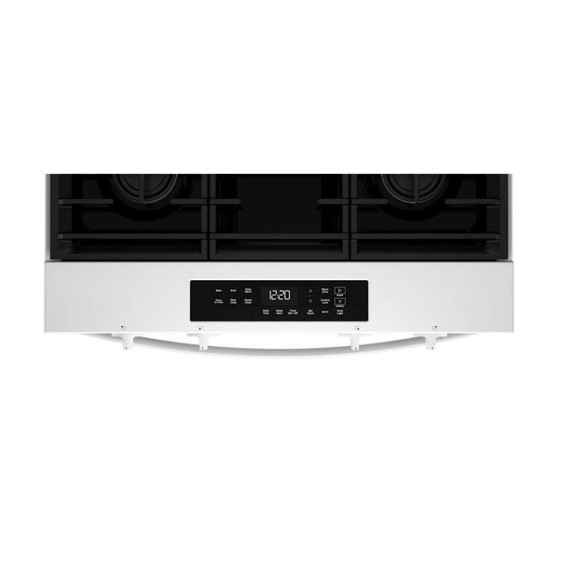 Whirlpool® 30-inch Gas Smart Range with No Preheat Mode and Steam Clean WSGS3330TW