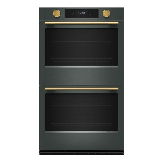 Kitchenaid® 30-inch Smart Electric Double Wall Oven with Intelligent Cooking Camera - Juniper KOED930SJP