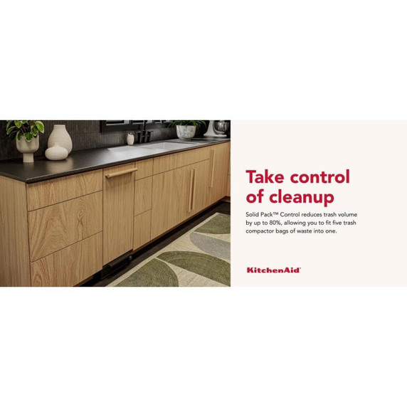 KitchenAid 15 in. Built-In Trash Compactor with Built-In Odor Management System KTTP515TPA
