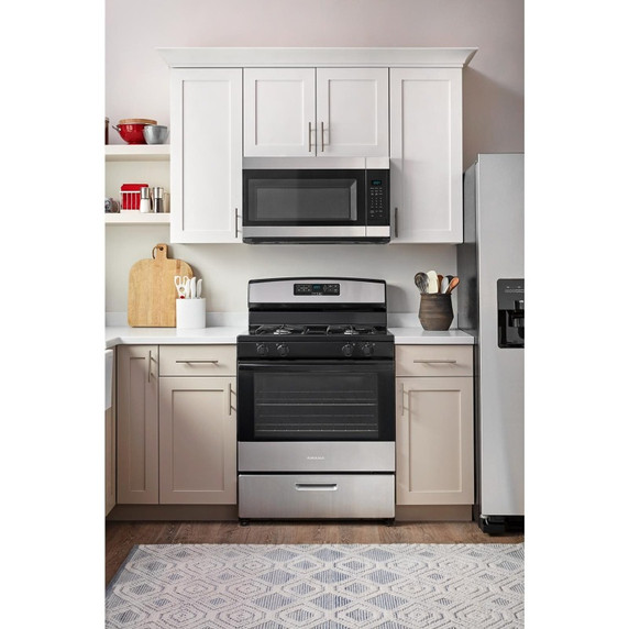 Amana® 1.7 Cu. Ft. Over-the-Range Microwave with Quick Start Presets YAMMS2230TS