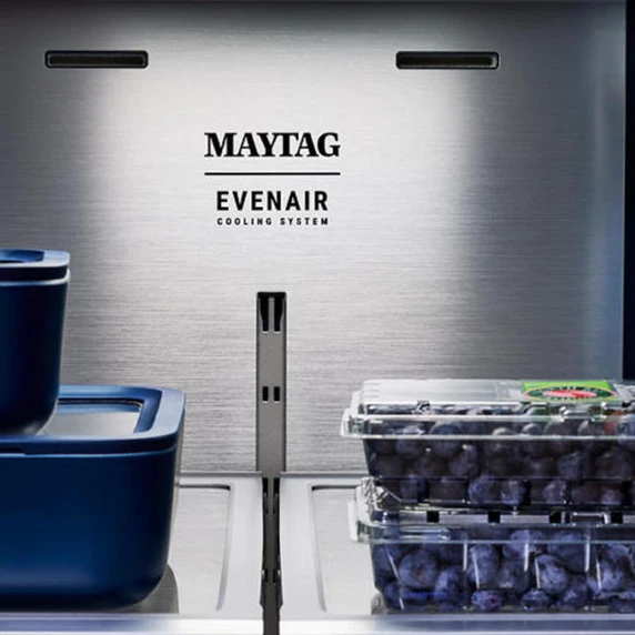 Maytag® 31 Cu. Ft. XL Capacity French Door Bottom Mount Refrigerator with Ice + Water MRFF4336TZ