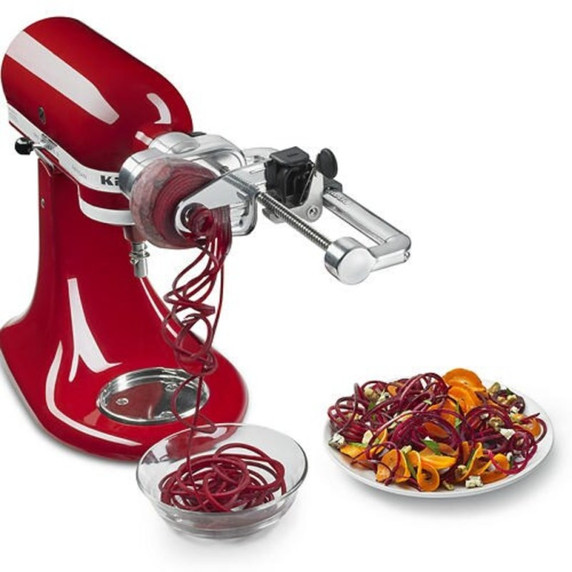 Kitchenaid® 7 Blade Spiralizer Plus with Peel, Core and Slice KSM2APC