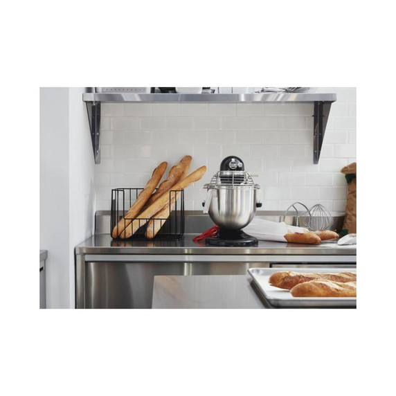 Kitchenaid® NSF Certified® Commercial Series 8-Qt Bowl Lift Stand Mixer with Stainless Steel Bowl Guard KSMC895OB