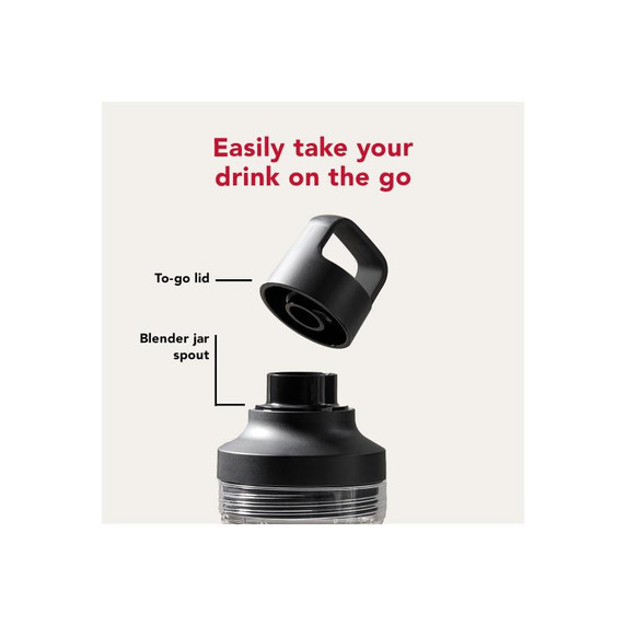 KitchenAid Go™ Cordless Personal Blender - battery included KSBR256BM