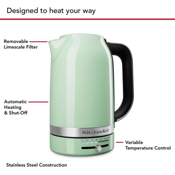 Kitchenaid® 1.7 Liter Electric Kettle KEK1701PT
