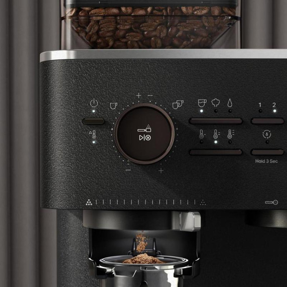 KitchenAid.ca Exclusive Colour - Semi Automatic Espresso Machine with Burr Grinder KES6551BK