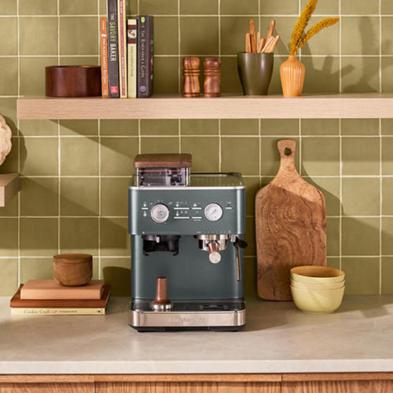 Kitchenaid® Semi Automatic Espresso Machine with Burr Grinder KES6551JP