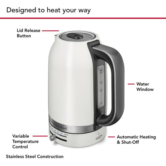 Kitchenaid® 1.7 Liter Electric Kettle KEK1701PL