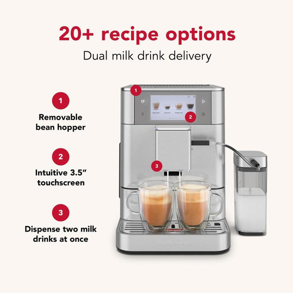 Kitchenaid® Fully Automatic Espresso Machine KF8 KES8558SX