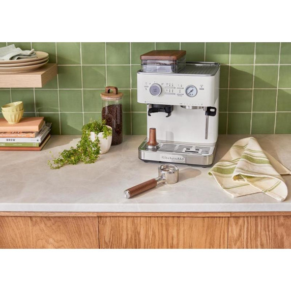 Kitchenaid® Semi Automatic Espresso Machine with Burr Grinder KES6551PL