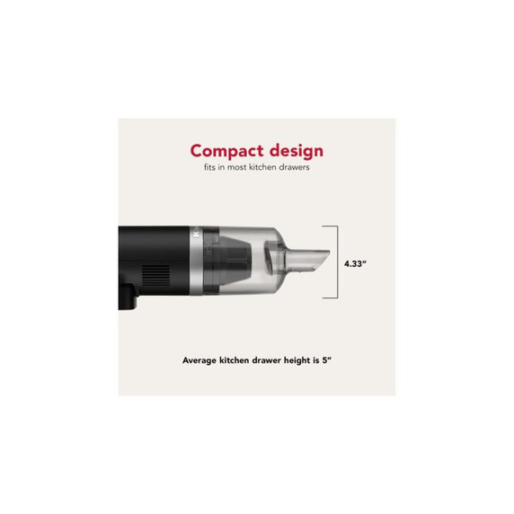 KitchenAid Go™ Cordless Kitchen Vacuum - battery sold separately KKVR100BM