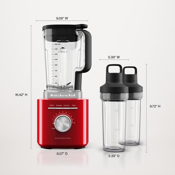 KitchenAid® Pure Power Blender with Personal Blending Jar KSB2079ER