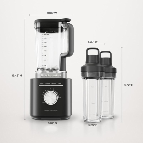 KitchenAid® Pure Power Blender with Personal Blending Jar KSB2079BM
