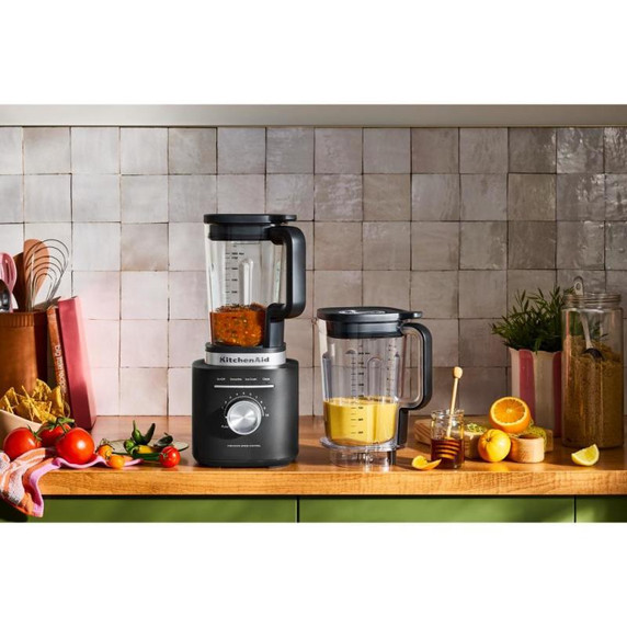 KitchenAid® Pure Power Blender with a 68oz Tritan™ jar  and a 62oz glass jar KSB2076BM