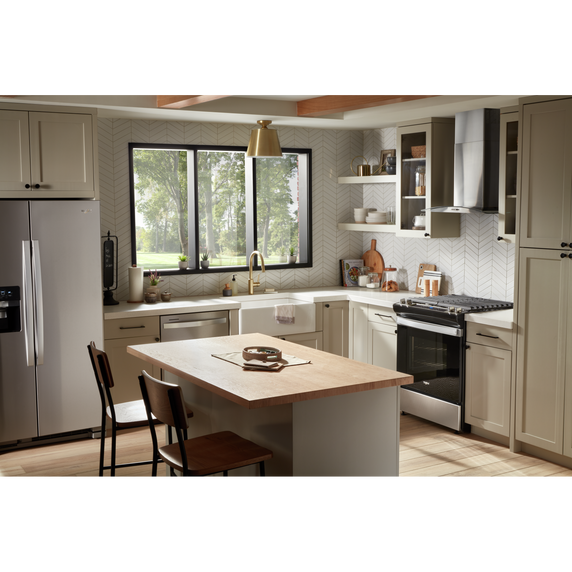 5.0 Cu. Ft. Whirlpool® Gas Range with Frozen Bake™ Technology WEG515S0LS