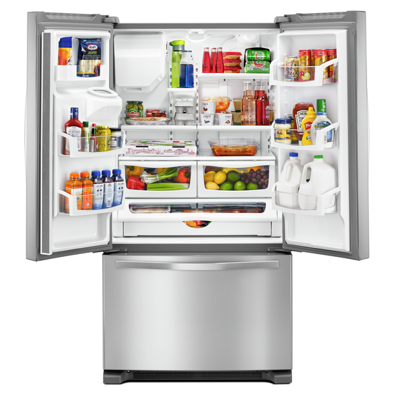 Whirlpool® 36-inch Wide French Door Refrigerator - 25 cu. ft. WRF555SDFZ