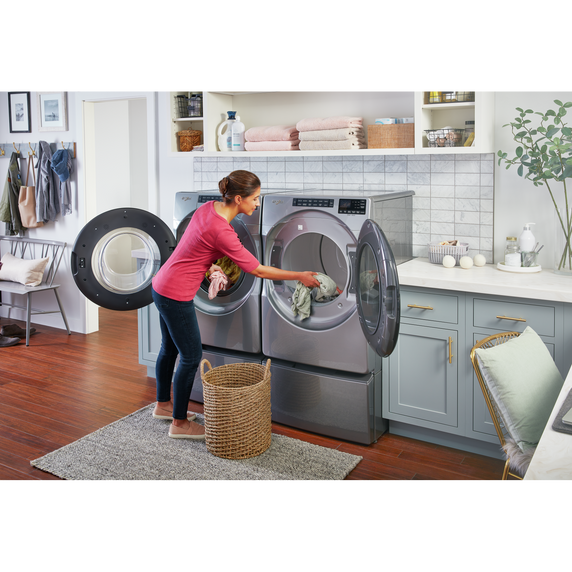 Whirlpool® 5.8 Cu. Ft. I.E.C. Front Load Washer with Quick Wash Cycle WFW6605MW