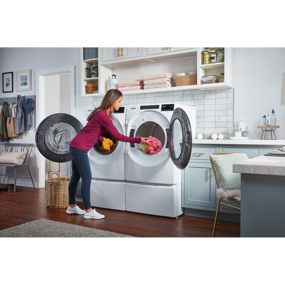 Whirlpool® 5.8 Cu. Ft. I.E.C. Front Load Washer with Quick Wash Cycle WFW6605MW