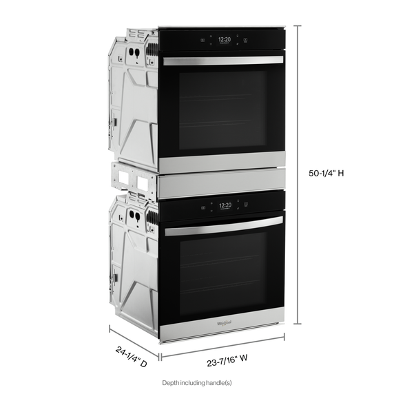 Whirlpool® 5.8 Cu. Ft. 24 Inch Double Wall Oven with Convection WOD52ES4MZ