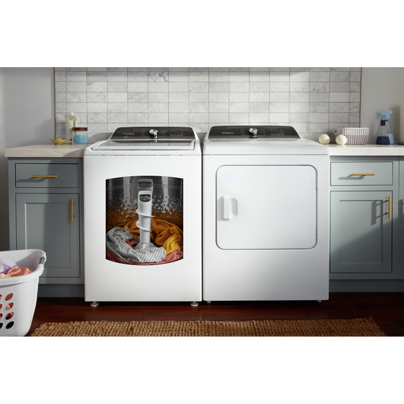 Whirlpool® 5.4–4.8 Cu. Ft. Top Load Washer with 2 in 1 Removable Agitator WTW5057LW