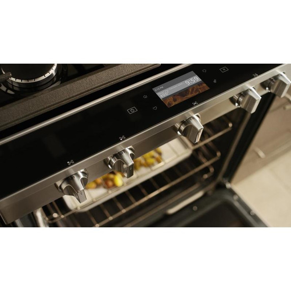 Whirlpool® 5.8 cu. ft. Smart Slide-in Gas Range with Air Fry, when Connected WEG750H0HZ Whirlpool® 5.8 cu. ft. Smart Slide-in Gas Range with Air Fry, when Connected WEG750H0HZ